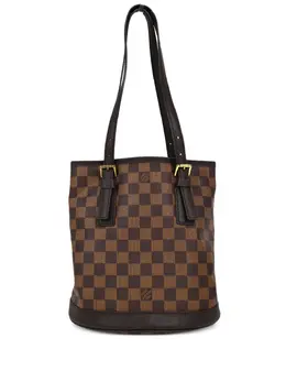 Louis Vuitton Pre-Owned: Коричневая сумка-шоппер 