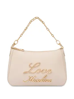 Love Moschino: Бежевая сумка 