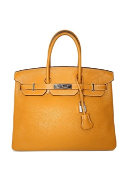 Hermès Pre-Owned: Жёлтая сумка-шоппер 
