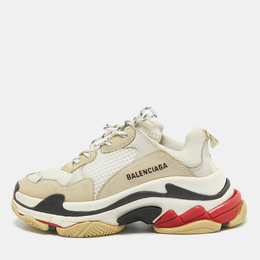 Balenciaga: Многоцветные кроссовки  Triple S