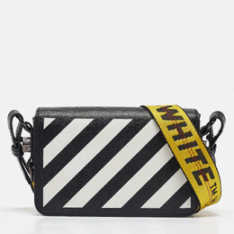 Off-White: Чёрная сумка через плечо  Binder Clip