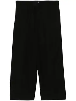 Balenciaga: Чёрные брюки 