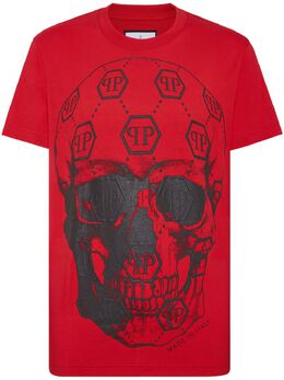 Philipp Plein: Красная футболка  Skull