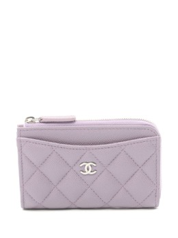 CHANEL Pre-Owned: Фиолетовый кошелёк 