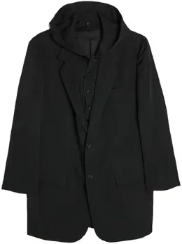 Yohji Yamamoto: Куртка с капюшоном 