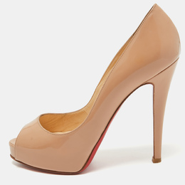 Christian Louboutin: Бежевые туфли 