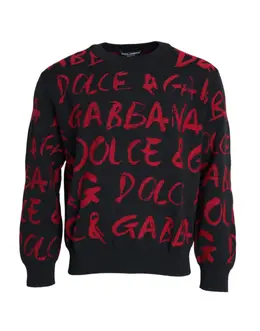 Dolce & Gabbana: Чёрный свитшот 