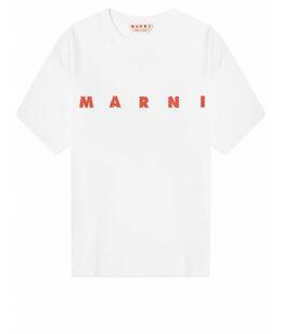 MARNI: Белая футболка 