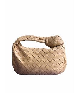 BOTTEGA VENETA: Бежевая сумка 