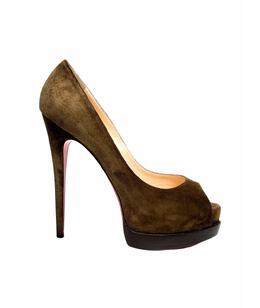 CHRISTIAN LOUBOUTIN: Зелёные туфли 