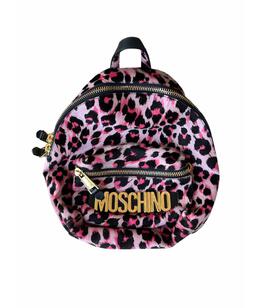 MOSCHINO: Рюкзак с леопардовым принтом 