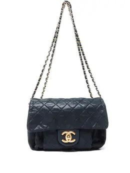 CHANEL Pre-Owned: Чёрная сумка 