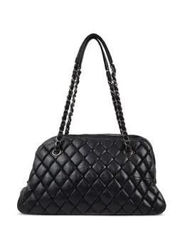 CHANEL Pre-Owned: Чёрная сумка-шоппер 