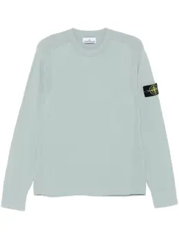 Stone Island: Свитер  Compass из шерсти