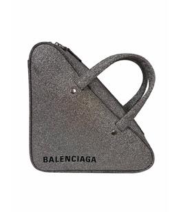 BALENCIAGA: Серебристая сумка 