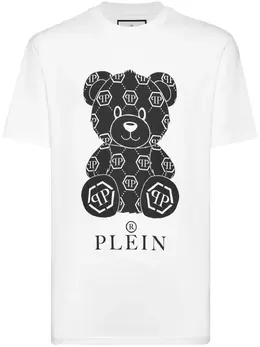 Philipp Plein: Белая футболка  Teddy Bear