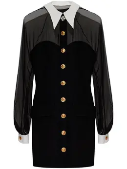 Versace: Короткое платье 