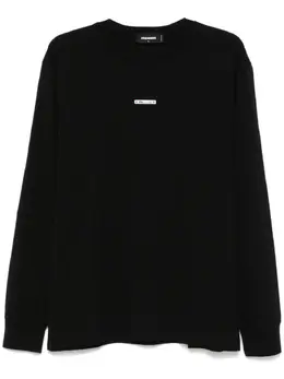DSQUARED2: Чёрная футболка 
