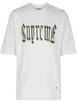 Supreme: Белая футболка  Old English