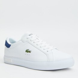 Lacoste: Белые кроссовки 