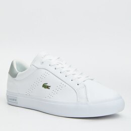 Lacoste: Белые кроссовки 