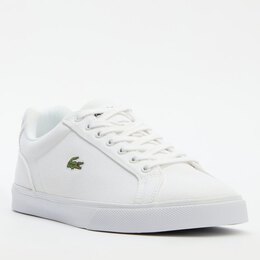 Lacoste: Белые кроссовки 