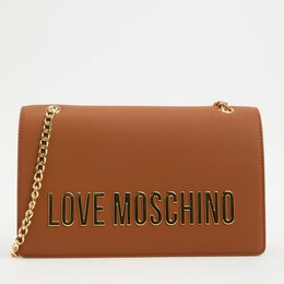 Love Moschino: Коричневая сумка 