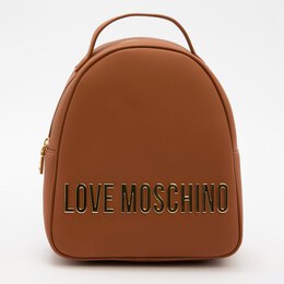 Love Moschino: Коричневая спортивная сумка 