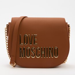 Love Moschino: Коричневая сумка 