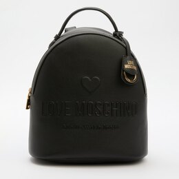 Love Moschino: Чёрная спортивная сумка 