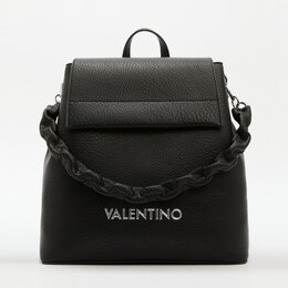 Valentino: Чёрная спортивная сумка 