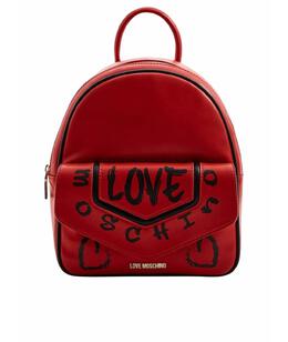 LOVE MOSCHINO: Красный рюкзак 