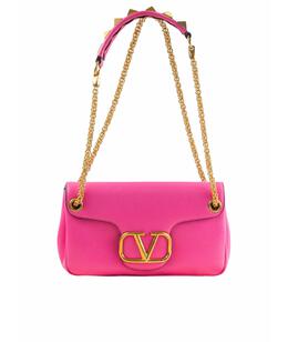 VALENTINO: Розовая сумка 