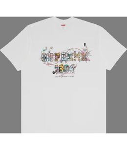 SUPREME: Белая футболка 