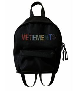 VETEMENTS: Чёрный рюкзак 