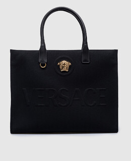 Versace: Чёрная сумка  La Medusa