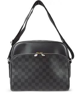 Louis Vuitton Pre-Owned: Чёрная сумка 