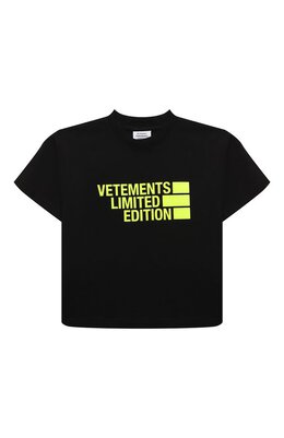 VETEMENTS: Хлопковая футболка 