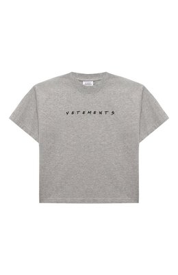 VETEMENTS: Хлопковая футболка 