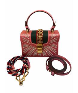 GUCCI: Розовый клатч 