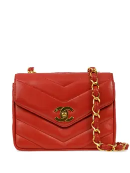 CHANEL Pre-Owned: Красная сумка 
