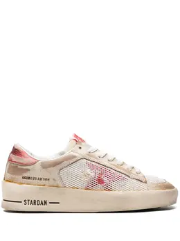 Golden Goose: Белые кроссовки  Stardan