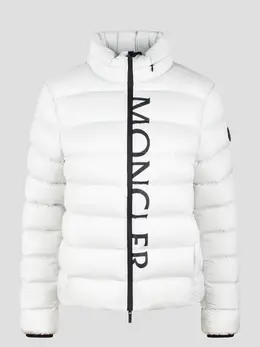 Moncler: Белая куртка 