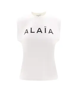 Alaïa: Хлопковая футболка 