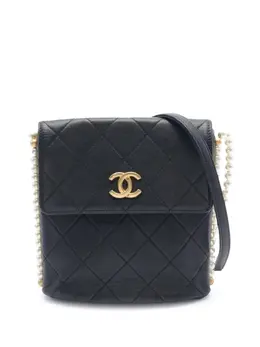 CHANEL Pre-Owned: Чёрная сумка 