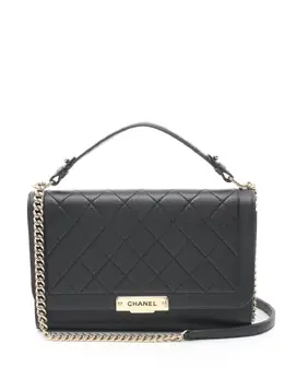 CHANEL Pre-Owned: Чёрная сумка 