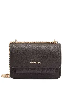 Michael Kors: Коричневая сумка через плечо 