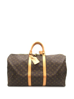 Louis Vuitton Pre-Owned: Коричневая сумка 