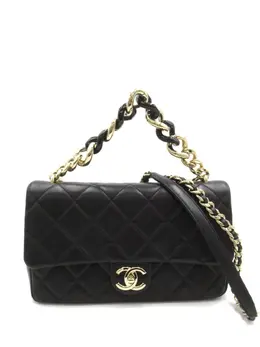 CHANEL Pre-Owned: Чёрная сумка 