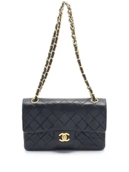 CHANEL Pre-Owned: Чёрная сумка 